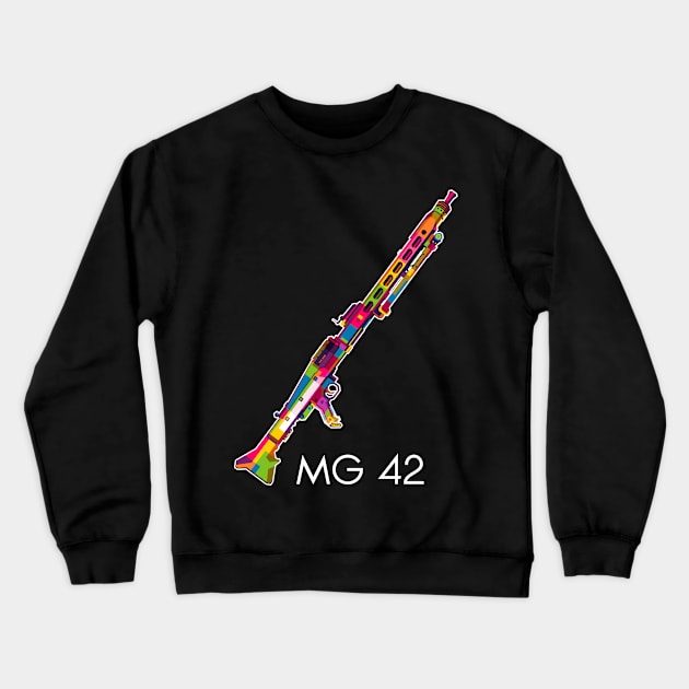 MG 42 Crewneck Sweatshirt by wpaprint